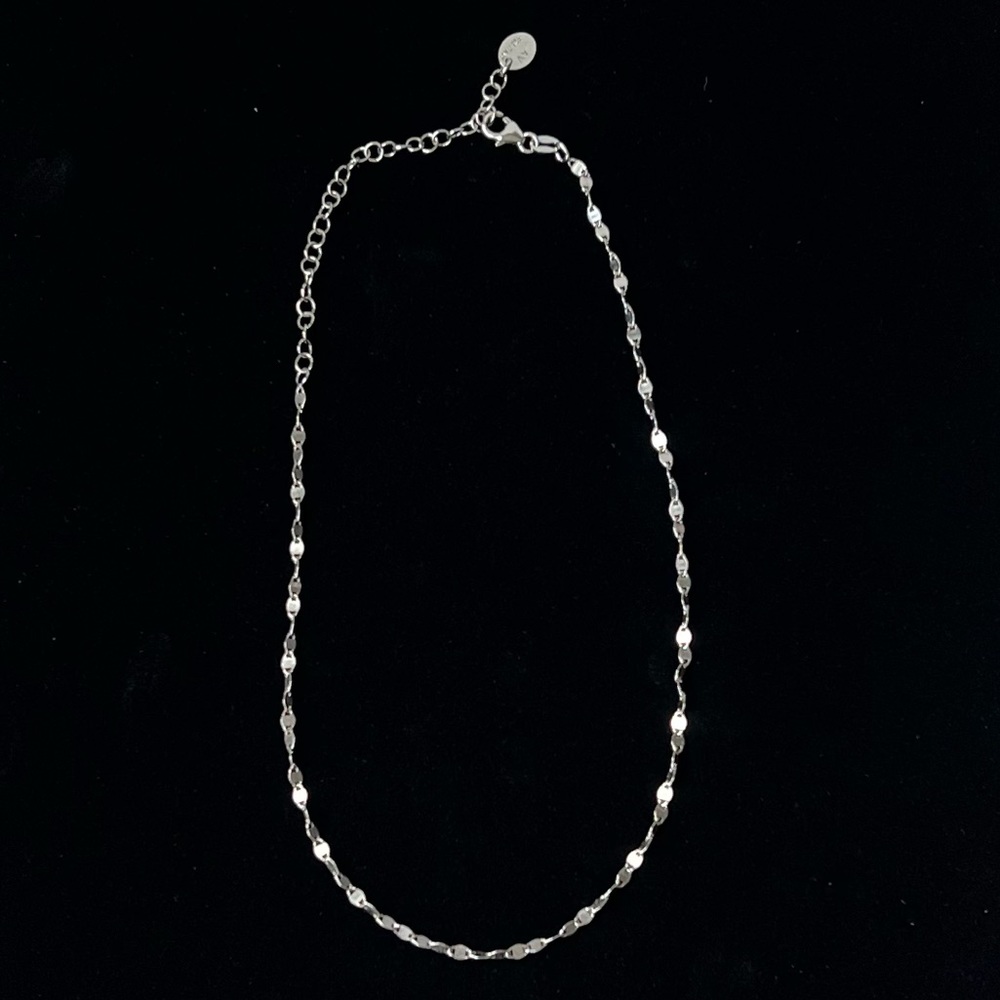 Argento Vivo Laser Disc Sterling Silver 925 Choker Chain Necklace - Nordstrom
